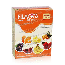 Filagra Oral Jelly 100mg 1 Week Pack 7 Assorted Flavors (Sildenafil Citrate)